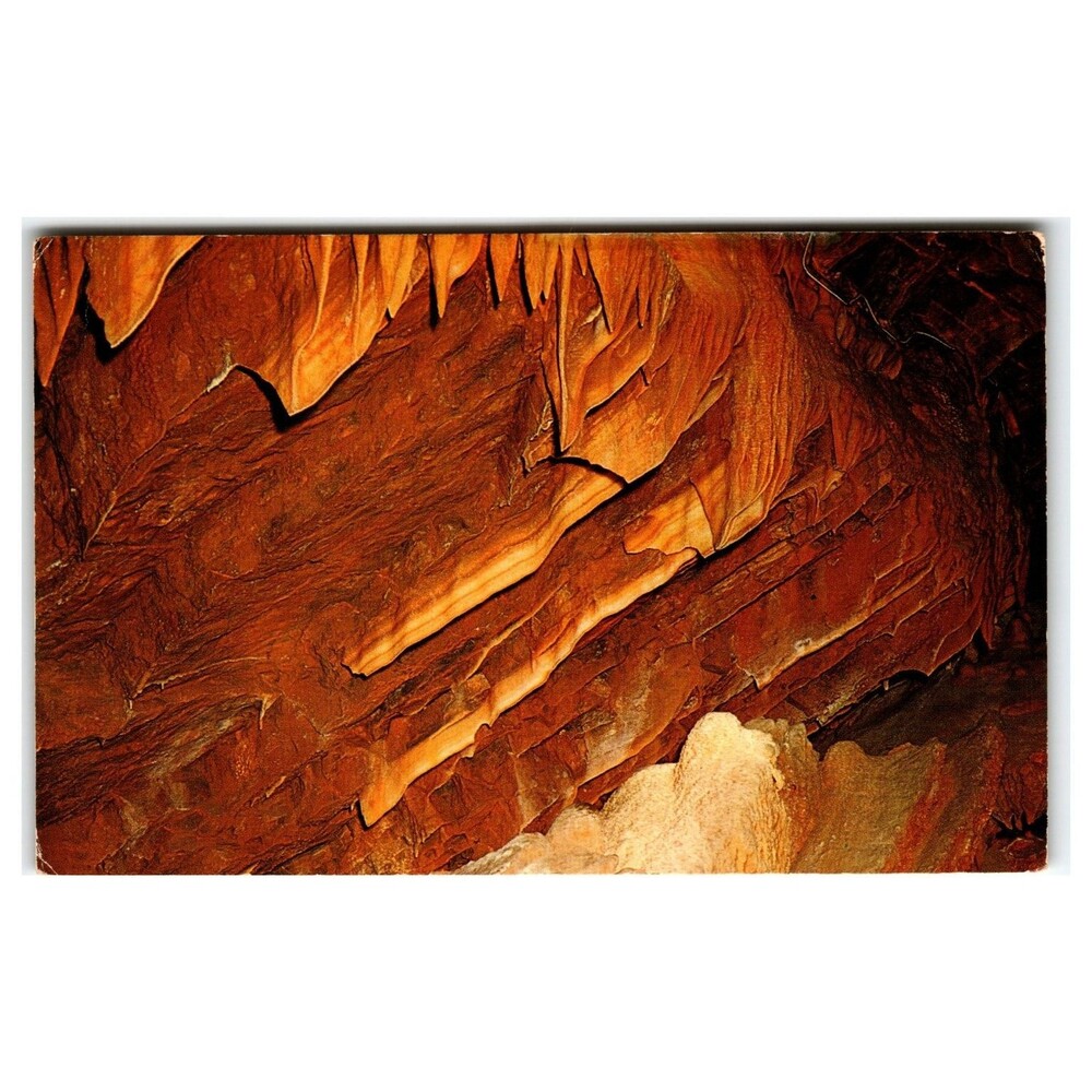 Vintage Shenandoah Caverns VA Bacon Formations Postcard C. H. Ruth Photo